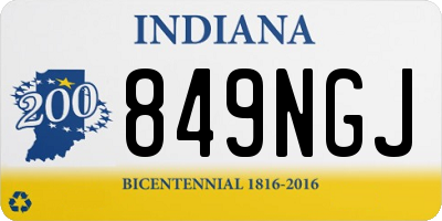 IN license plate 849NGJ