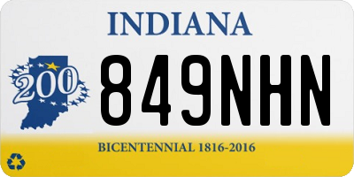 IN license plate 849NHN