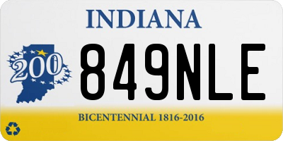 IN license plate 849NLE
