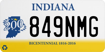 IN license plate 849NMG