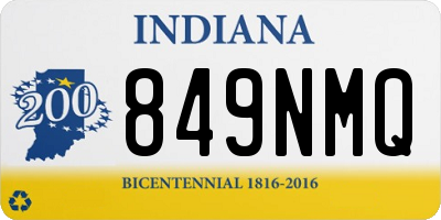 IN license plate 849NMQ