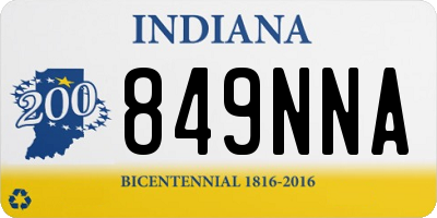 IN license plate 849NNA