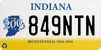 IN license plate 849NTN