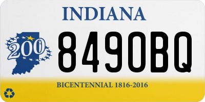 IN license plate 849OBQ