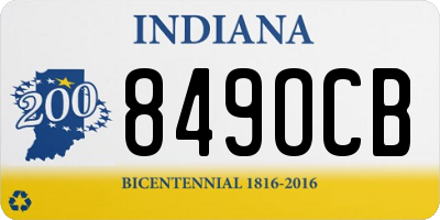 IN license plate 849OCB