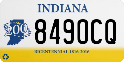 IN license plate 849OCQ