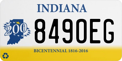 IN license plate 849OEG