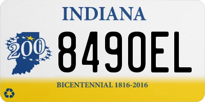 IN license plate 849OEL