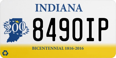 IN license plate 849OIP