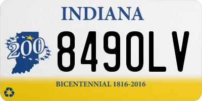 IN license plate 849OLV