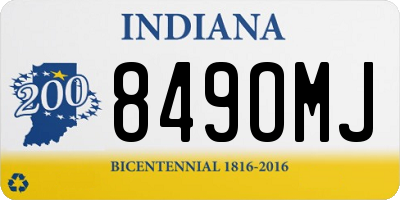IN license plate 849OMJ