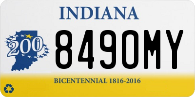 IN license plate 849OMY