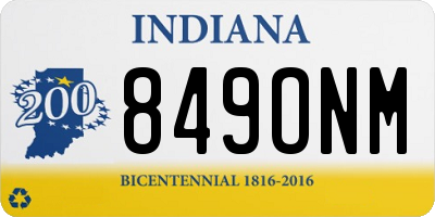 IN license plate 849ONM