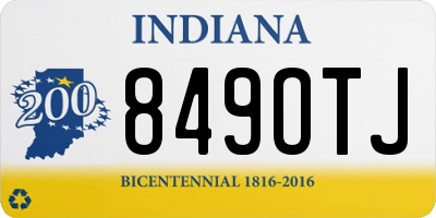 IN license plate 849OTJ