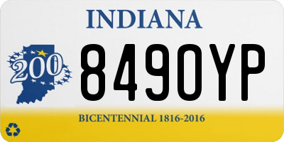 IN license plate 849OYP