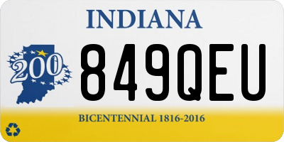 IN license plate 849QEU