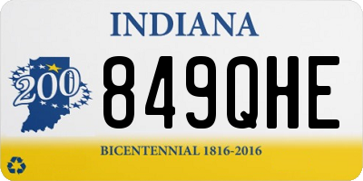 IN license plate 849QHE