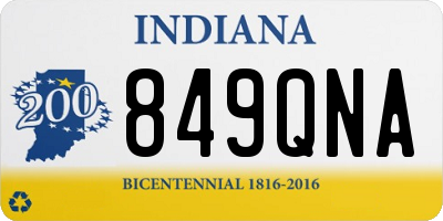 IN license plate 849QNA