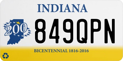 IN license plate 849QPN