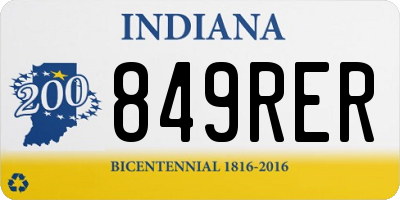 IN license plate 849RER