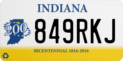 IN license plate 849RKJ