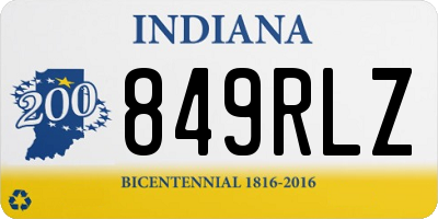 IN license plate 849RLZ