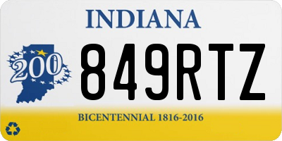 IN license plate 849RTZ
