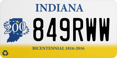 IN license plate 849RWW