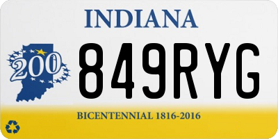IN license plate 849RYG