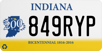 IN license plate 849RYP