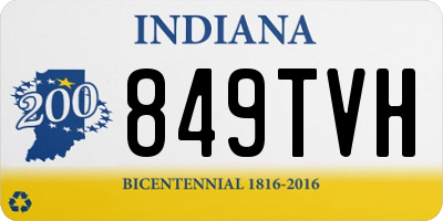 IN license plate 849TVH