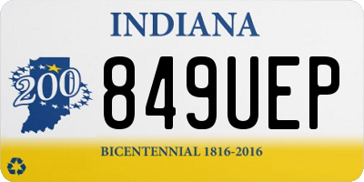 IN license plate 849UEP