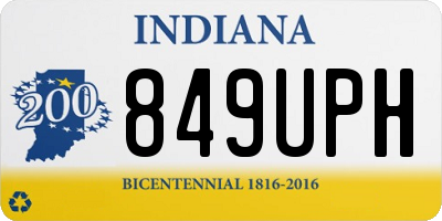 IN license plate 849UPH