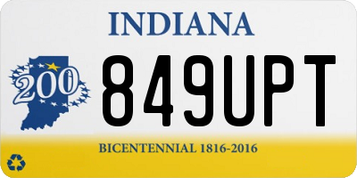 IN license plate 849UPT