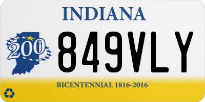 IN license plate 849VLY