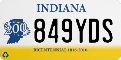 IN license plate 849YDS