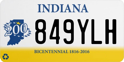 IN license plate 849YLH