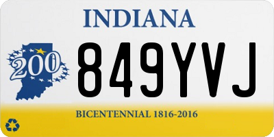 IN license plate 849YVJ