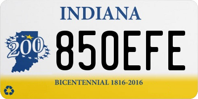 IN license plate 850EFE