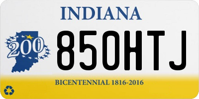 IN license plate 850HTJ