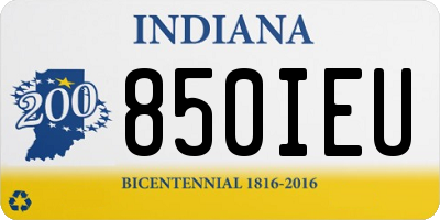 IN license plate 850IEU
