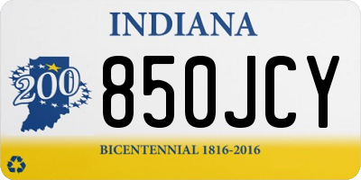 IN license plate 850JCY