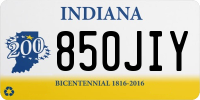 IN license plate 850JIY