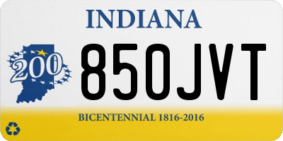 IN license plate 850JVT