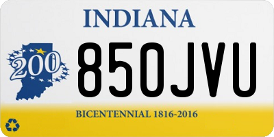 IN license plate 850JVU