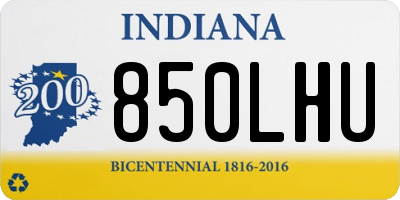 IN license plate 850LHU
