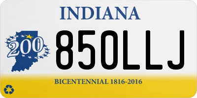 IN license plate 850LLJ