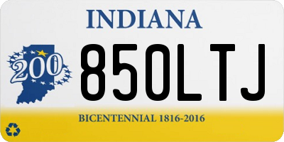 IN license plate 850LTJ