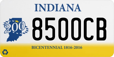 IN license plate 850OCB