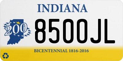 IN license plate 850OJL